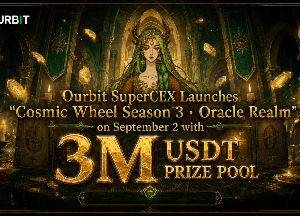 Ourbit SuperCEX Launches “Cosmic Wheel Season 3. Oracle Realm” on September 2 with 3M USDT Prize Pool